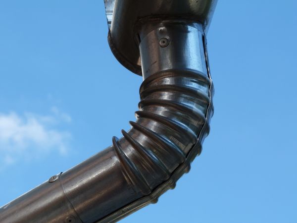 Metal Downspout Installation in Santa Monica